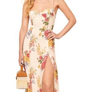 Reformation Juliette high Slot sundress